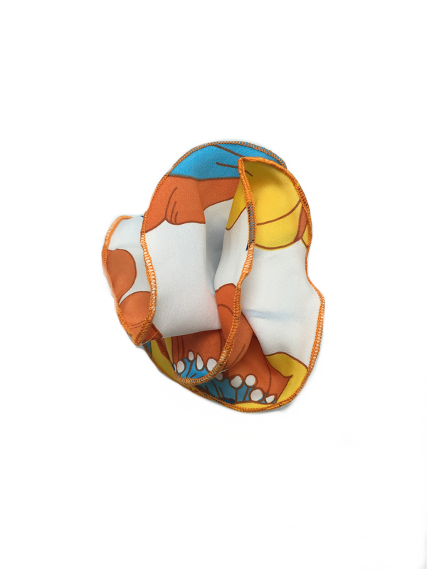 Yellow, Orange & Blue Flower