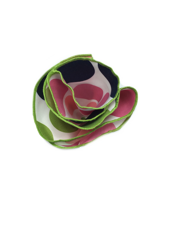 Pink, Blue & Lime Green Dots