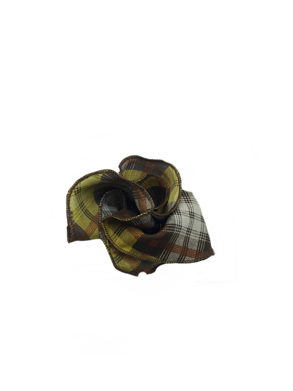 Yellow & Brown Plaid